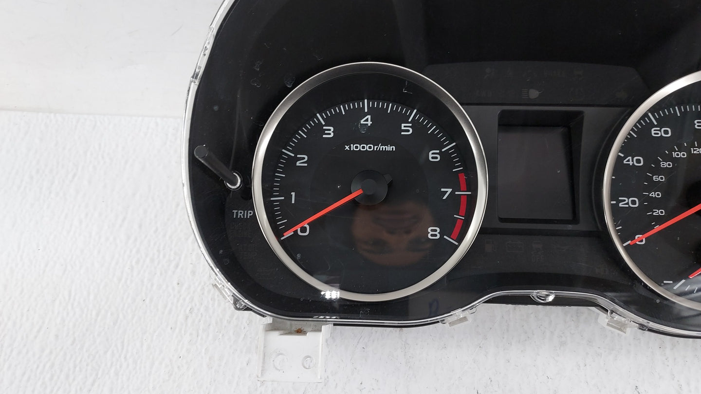 2016 Subaru Impreza Instrument Cluster Speedometer Gauges P/N:85004FJ160 8500IFJ580 Fits OEM Used Auto Parts - Oemusedautopa