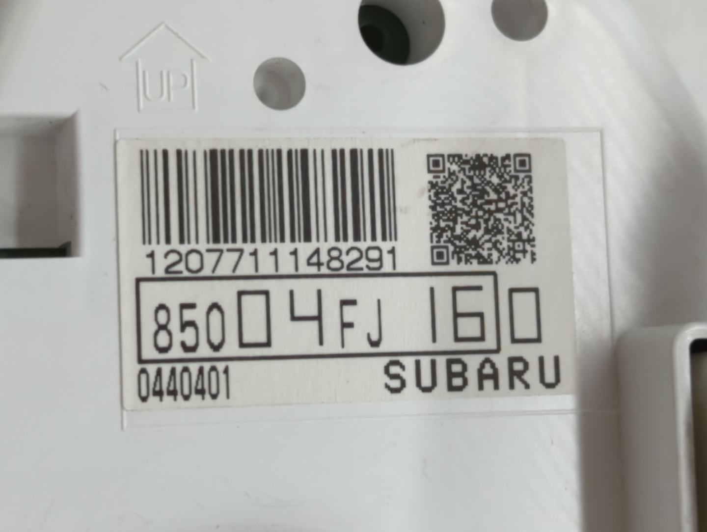 2016 Subaru Impreza Instrument Cluster Speedometer Gauges P/N:85004FJ160 8500IFJ580 Fits OEM Used Auto Parts - Oemusedautopa