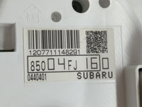 2016 Subaru Impreza Instrument Cluster Speedometer Gauges P/N:85004FJ160 8500IFJ580 Fits OEM Used Auto Parts - Oemusedautopa
