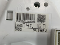 2016 Subaru Impreza Instrument Cluster Speedometer Gauges P/N:85004FJ160 8500IFJ580 Fits OEM Used Auto Parts - Oemusedautopa
