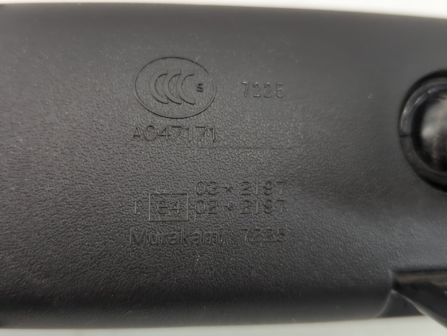 2012-2016 Subaru Impreza Interior Rear View Mirror Replacement OEM P/N:A047171 Fits OEM Used Auto Parts - Oemusedautoparts1.