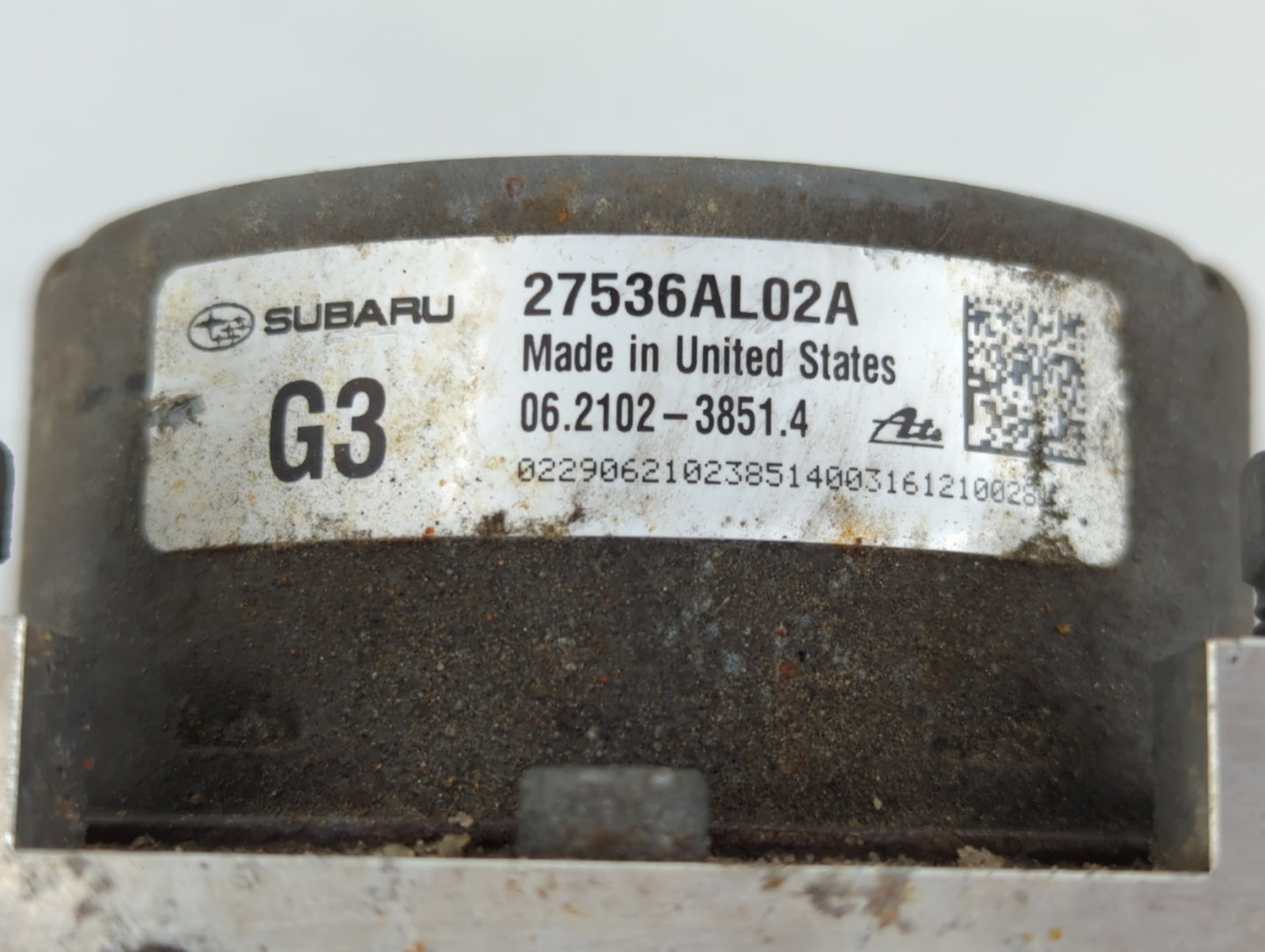 2016 Subaru Legacy ABS Pump Control Module Replacement P/N:27536AL02A Fits OEM Used Auto Parts - Oemusedautoparts1.com