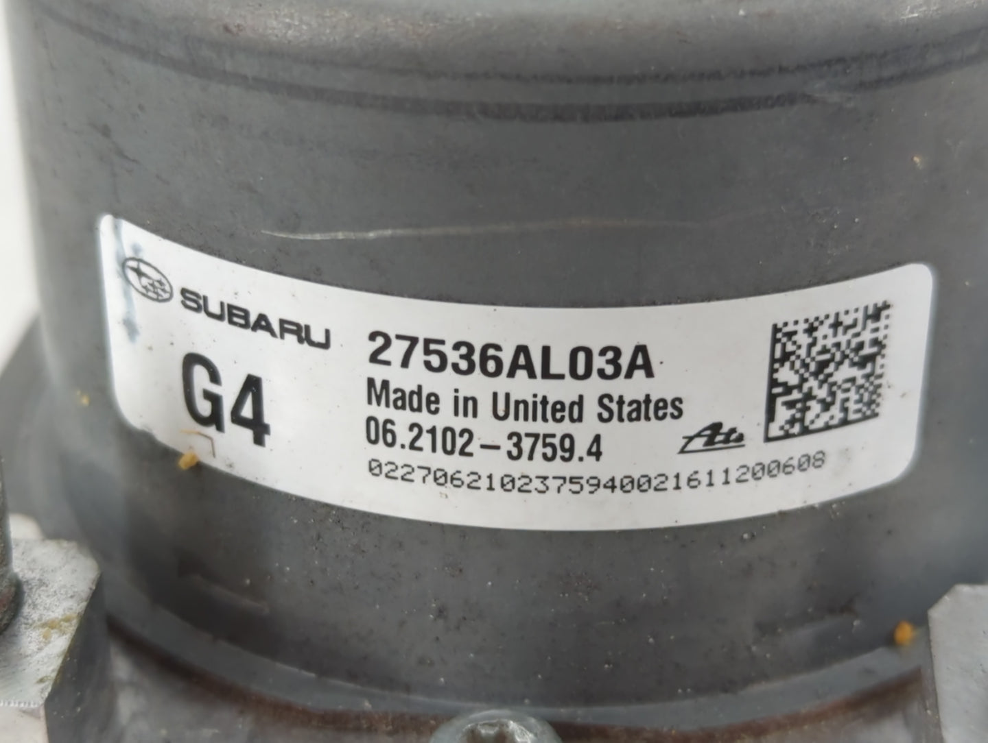 2016 Subaru Legacy ABS Pump Control Module Replacement P/N:27536AL03A Fits OEM Used Auto Parts - Oemusedautoparts1.com