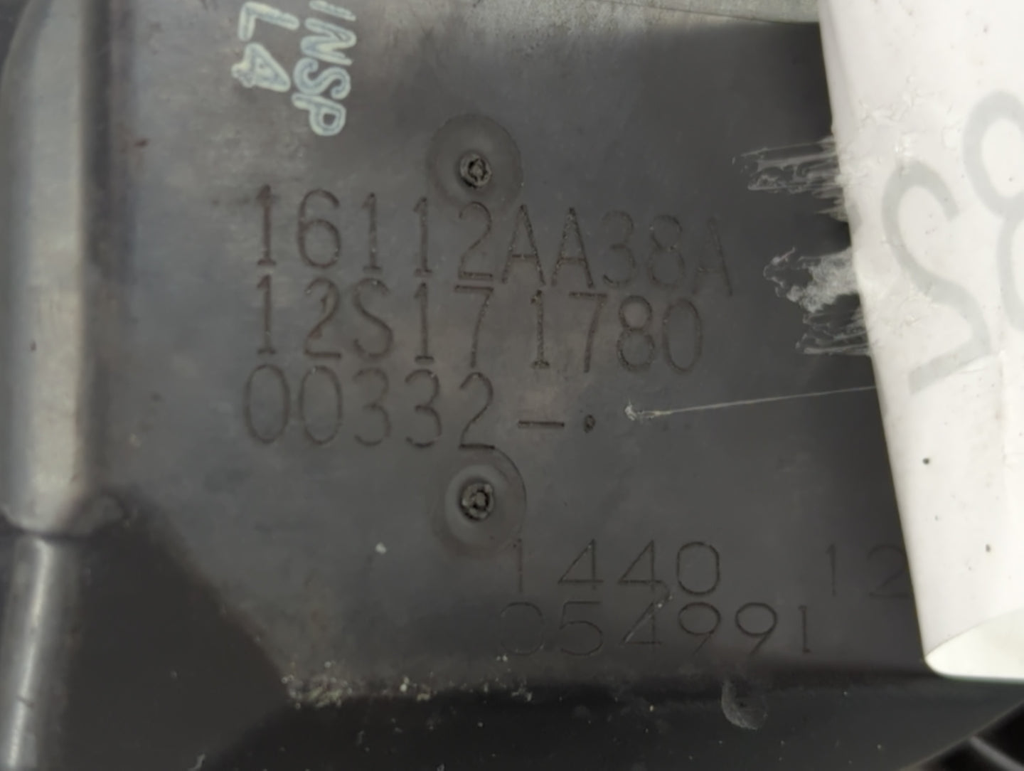2013-2019 Subaru Legacy Throttle Body P/N:16112AA38A Fits Fits 2013 2014 2015 2016 2017 2018 2019 OEM Used Auto Parts - Oemu