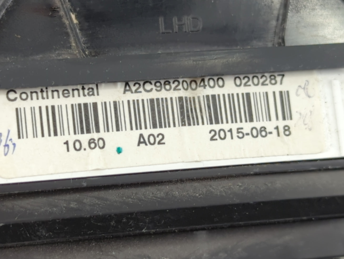 2016 Subaru Legacy Instrument Cluster Speedometer Gauges P/N:A2C96200400 Fits OEM Used Auto Parts - Oemusedautoparts1.com