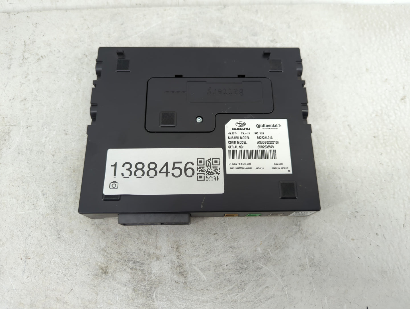 2015-2017 Subaru Legacy Radio AM FM Cd Player Receiver Replacement P/N:86222AL01A Fits Fits 2015 2016 2017 OEM Used Auto Par
