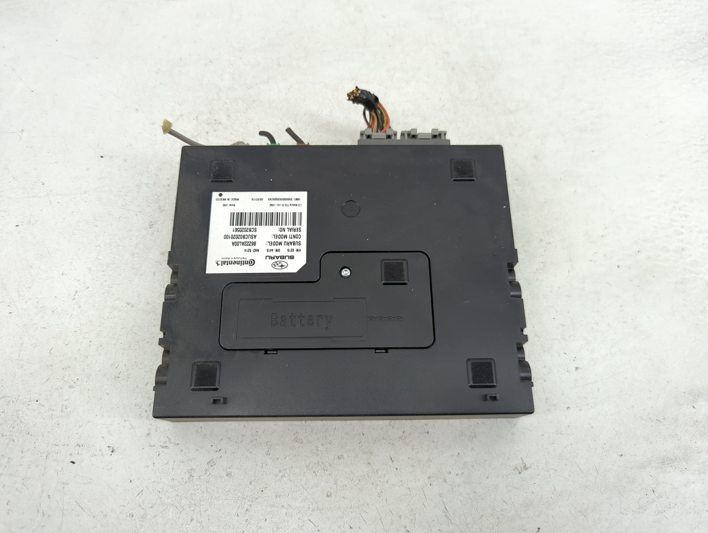 2016 Subaru Legacy Radio AM FM Cd Player Receiver Replacement P/N:86222AL00A ASUCB02020100, LHJ-LNAD Fits OEM Used Auto Part