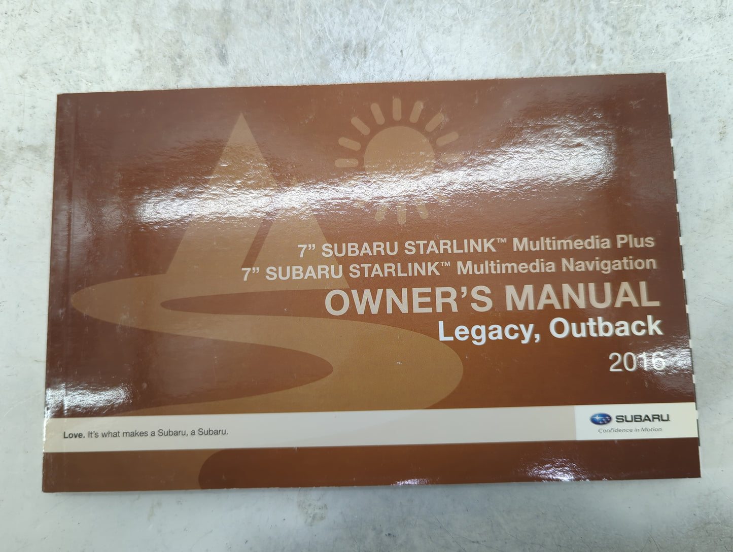 2016 Subaru Legacy Owners Manual Book Guide P/N:B2523BE-A MSA5M1611A, MSA5B1611A OEM Used Auto Parts - Oemusedautoparts1.com