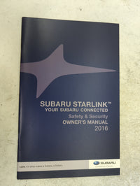 2016 Subaru Legacy Owners Manual Book Guide P/N:B2523BE-A MSA5M1611A, MSA5B1611A OEM Used Auto Parts - Oemusedautoparts1.com
