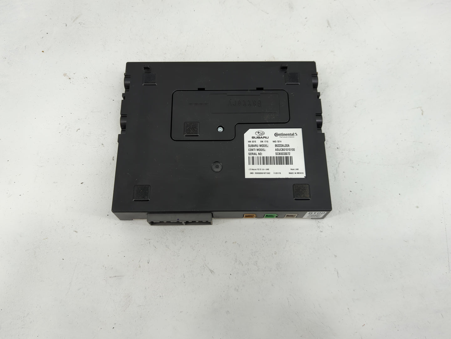 2016-2018 Subaru Legacy Telematics Control Module 1463446 - Oemusedautoparts1.com
