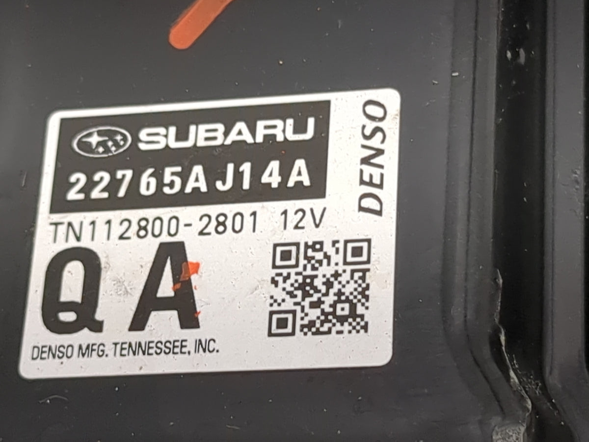 2016 Subaru Legacy PCM Engine Control Computer ECU ECM PCU OEM P/N:22765AJ14A TN112800-2801 Fits OEM Used Auto Parts - Oemus