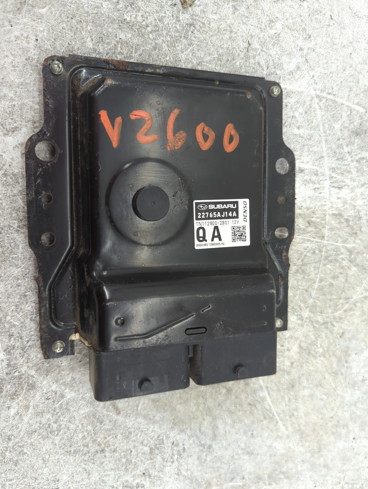 2016 Subaru Legacy PCM Engine Control Computer ECU ECM PCU OEM P/N:22765AJ14A TN112800-2801 Fits OEM Used Auto Parts - Oemus