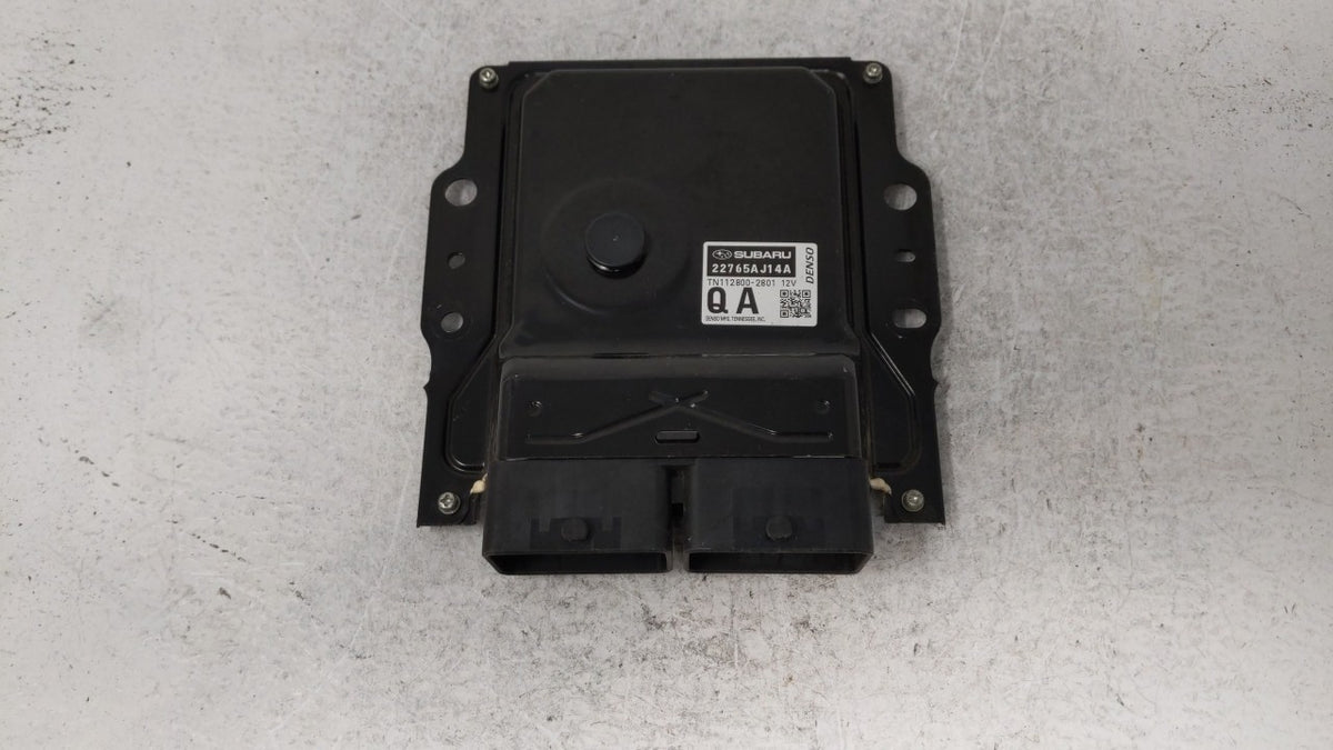 2016 Subaru Legacy PCM Engine Control Computer ECU ECM PCU OEM P/N:22765AJ14A OEM Used Auto Parts - Oemusedautoparts1.com