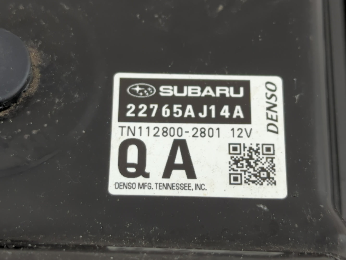 2016 Subaru Legacy PCM Engine Control Computer ECU ECM PCU OEM P/N:22765AJ14A Fits OEM Used Auto Parts - Oemusedautoparts1.c