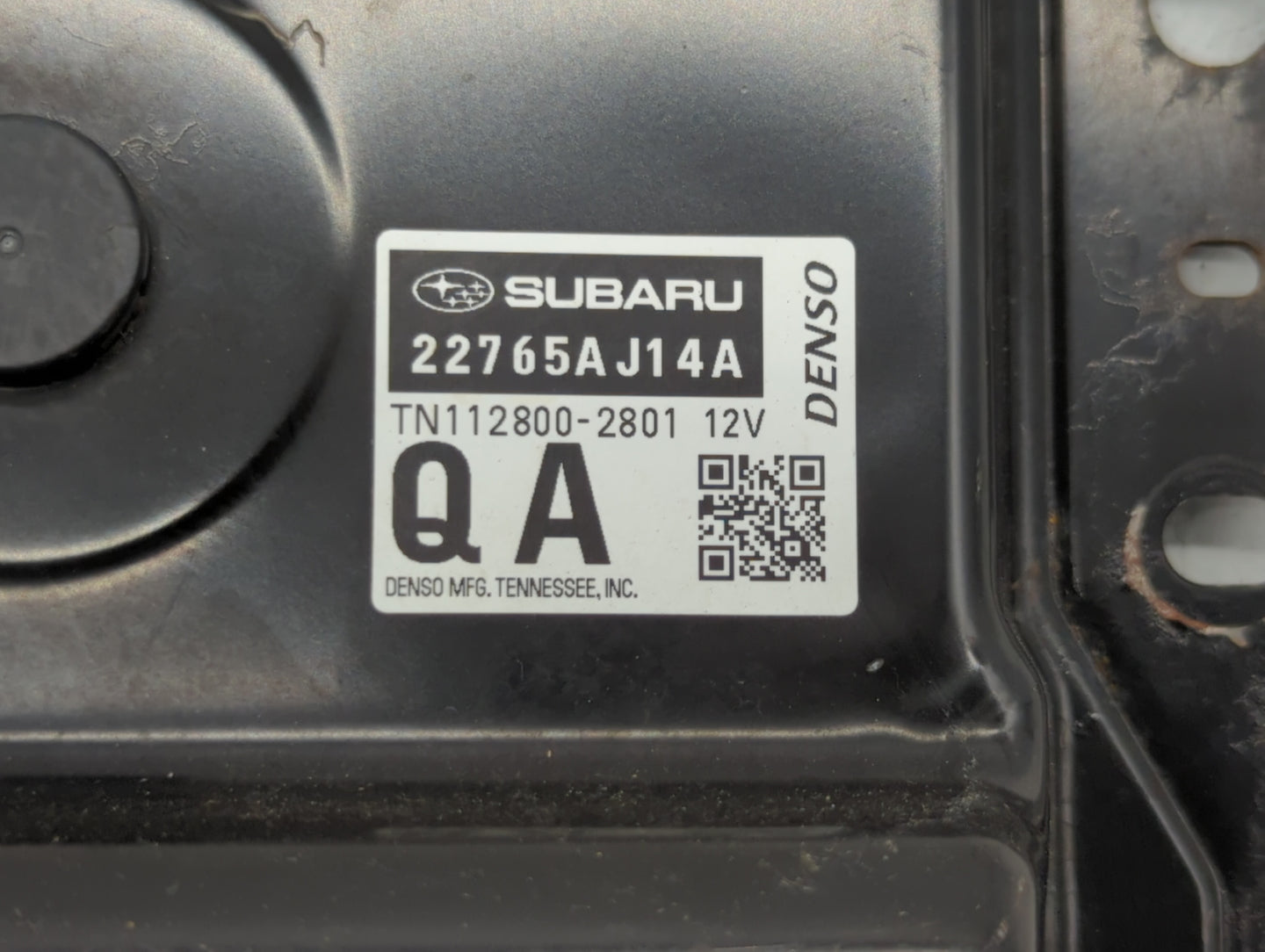 2016 Subaru Legacy PCM Engine Control Computer ECU ECM PCU OEM P/N:22765AJ14A Fits OEM Used Auto Parts - Oemusedautoparts1.c