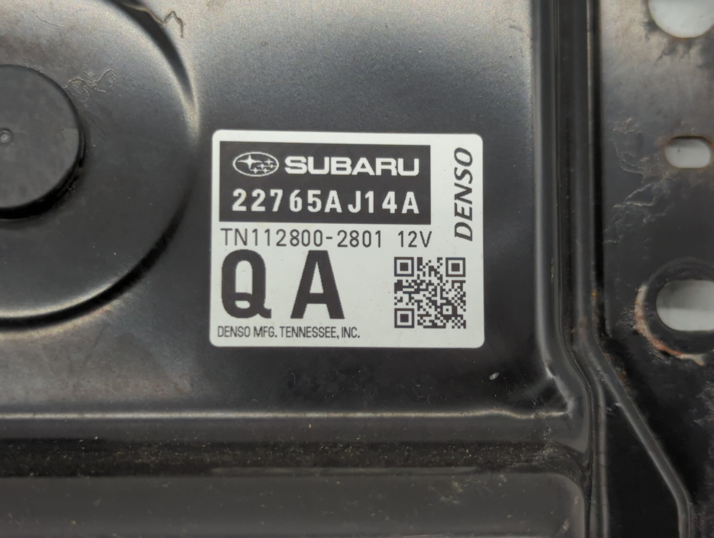 2016 Subaru Legacy PCM Engine Control Computer ECU ECM PCU OEM P/N:22765AJ14A Fits OEM Used Auto Parts - Oemusedautoparts1.c