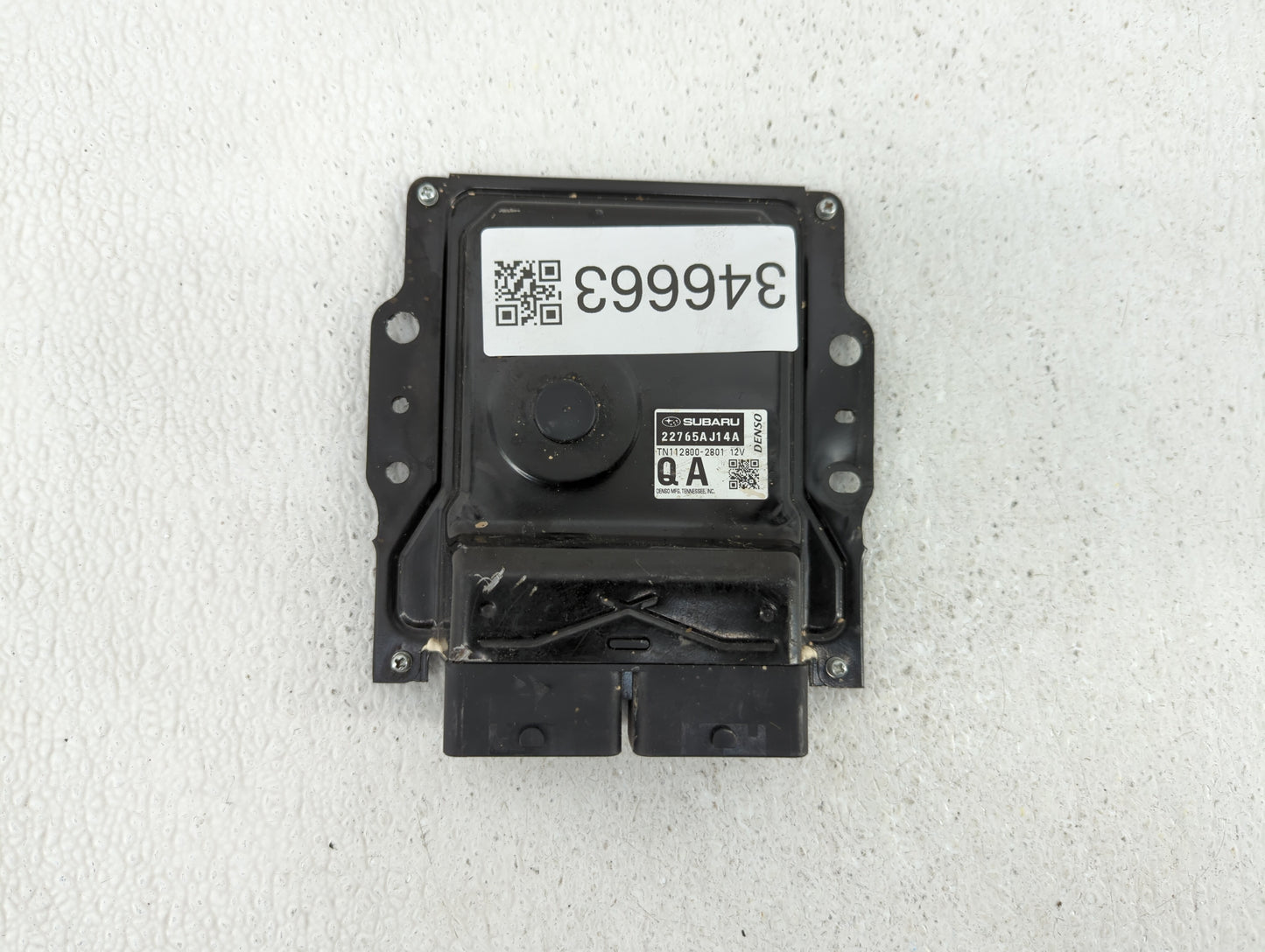 2016 Subaru Legacy PCM Engine Control Computer ECU ECM PCU OEM P/N:22765AJ14A Fits OEM Used Auto Parts - Oemusedautoparts1.c