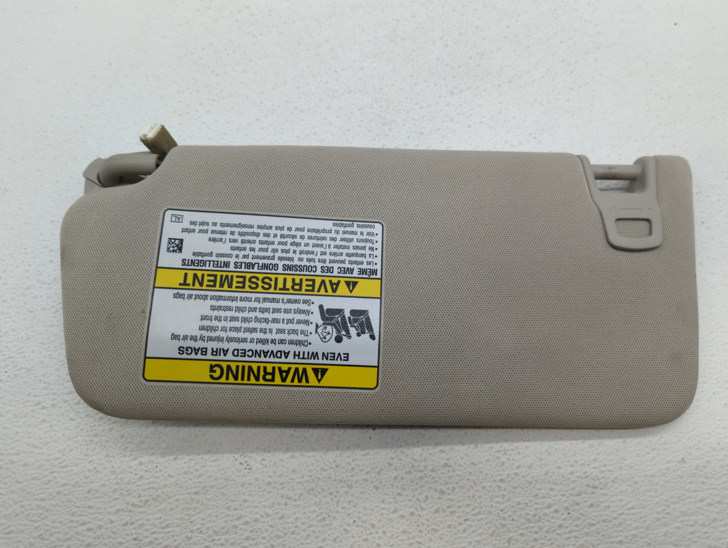 2015-2019 Subaru Legacy Sun Visor Shade Replacement Passenger Right Mirror Fits Fits 2015 2016 2017 2018 2019 OEM Used Auto 