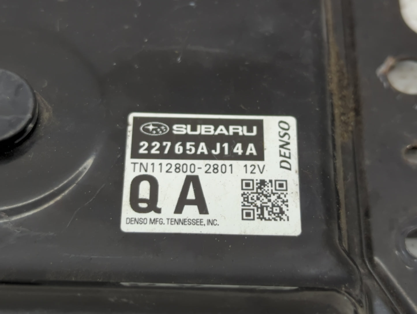 2016 Subaru Legacy PCM Engine Control Computer ECU ECM PCU OEM P/N:22765AJ14A Fits OEM Used Auto Parts - Oemusedautoparts1.c