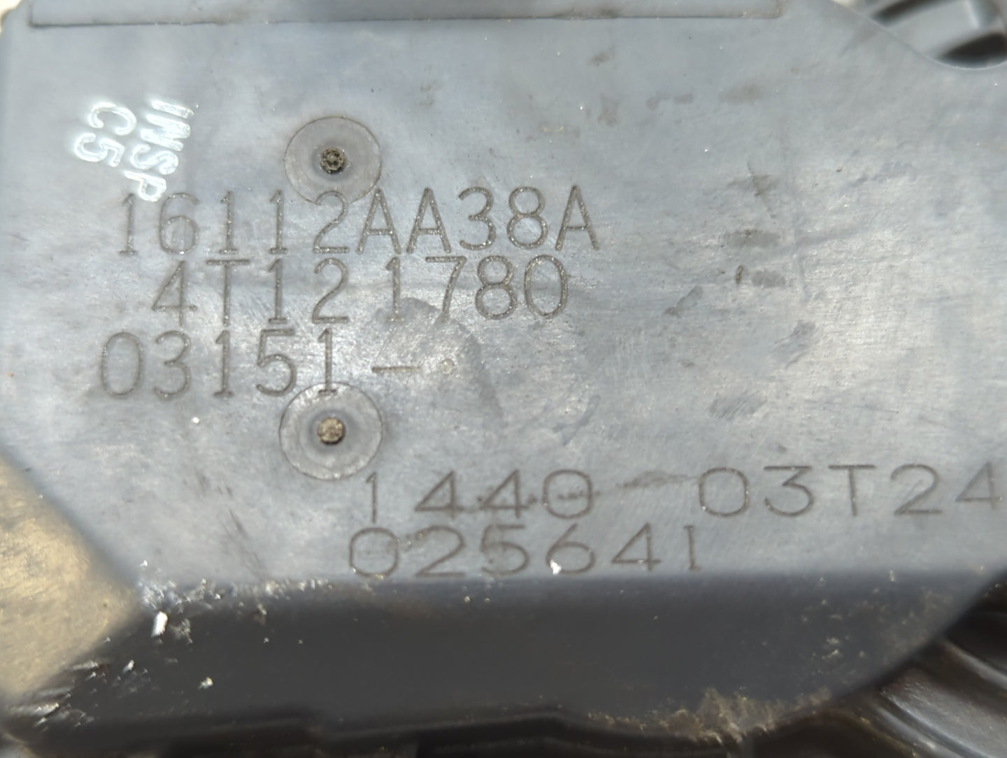 2013-2019 Subaru Legacy Throttle Body P/N:16112AA38A Fits Fits 2013 2014 2015 2016 2017 2018 2019 OEM Used Auto Parts - Oemu