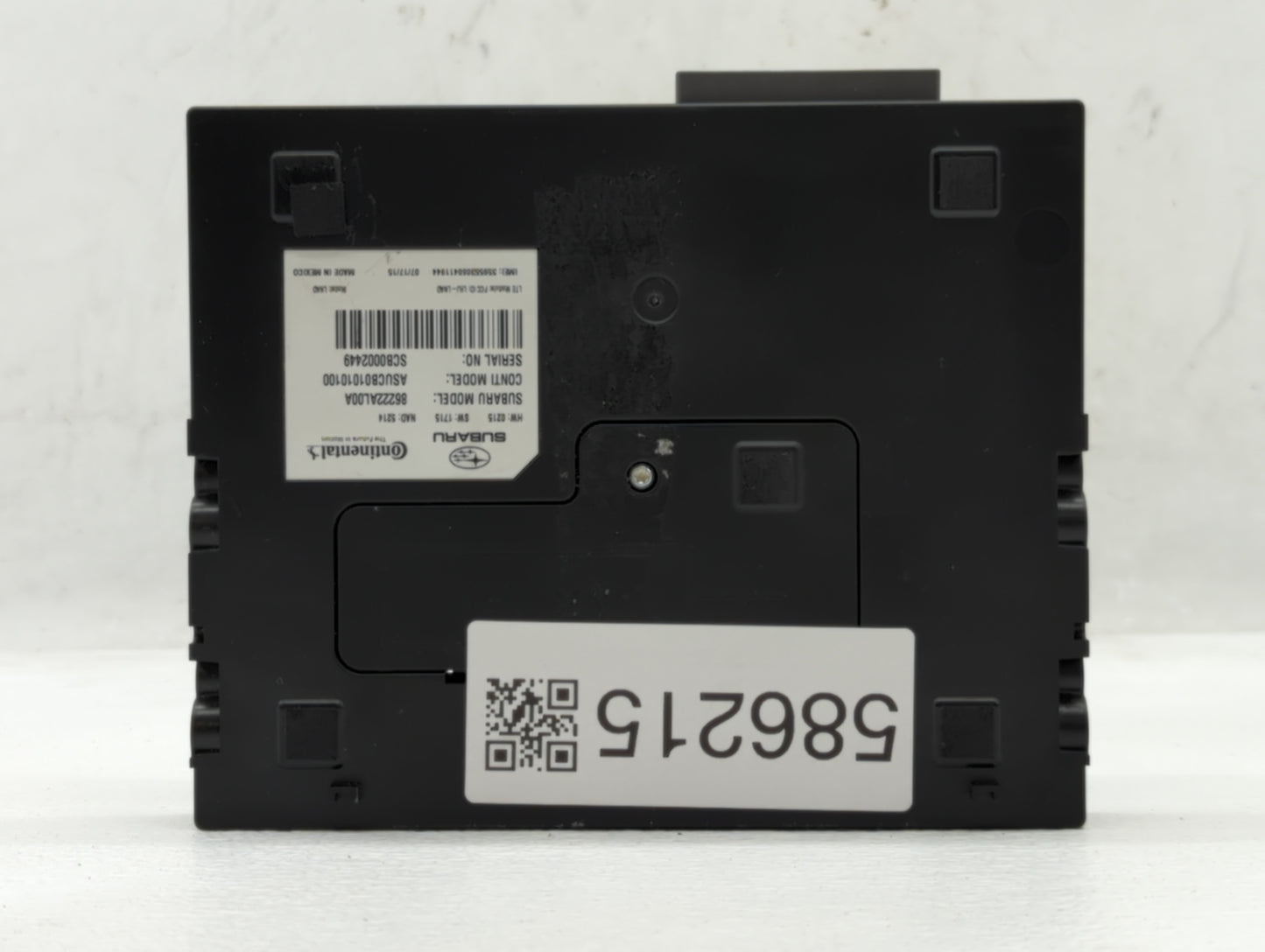 2016 Subaru Legacy Bluetooth Phone Communication Control Module Ccm Oem - Oemusedautoparts1.com