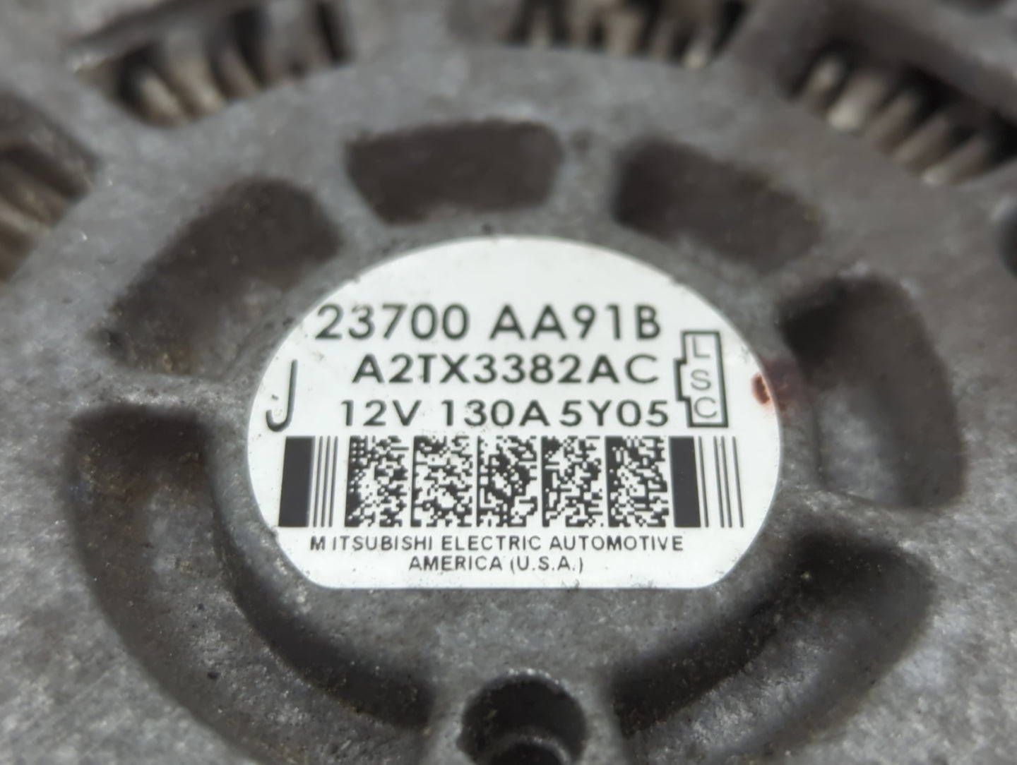 2015-2017 Subaru Legacy Alternator Replacement Generator Charging Assembly Engine OEM P/N:A2TX3382AC 23700 AA91B Fits OEM Us
