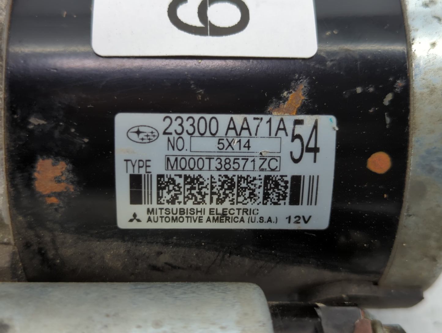 2015-2019 Subaru Legacy Car Starter Motor Solenoid OEM P/N:M000T38571ZC 23300 AA71A Fits Fits 2015 2016 2017 2018 2019 OEM U