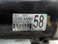 2016-2019 Subaru Legacy Car Starter Motor Solenoid OEM P/N:M000T20176ZC 23300 AA860 Fits Fits 2016 2017 2018 2019 OEM Used A