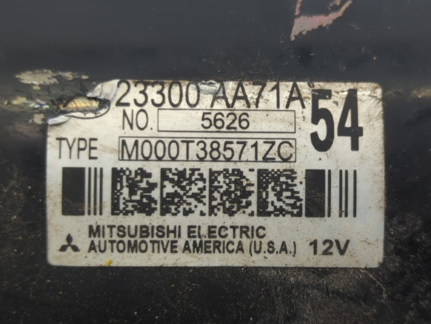 2015-2019 Subaru Legacy Car Starter Motor Solenoid OEM P/N:M000T38571ZC 23300 AA71A Fits Fits 2015 2016 2017 2018 2019 OEM U