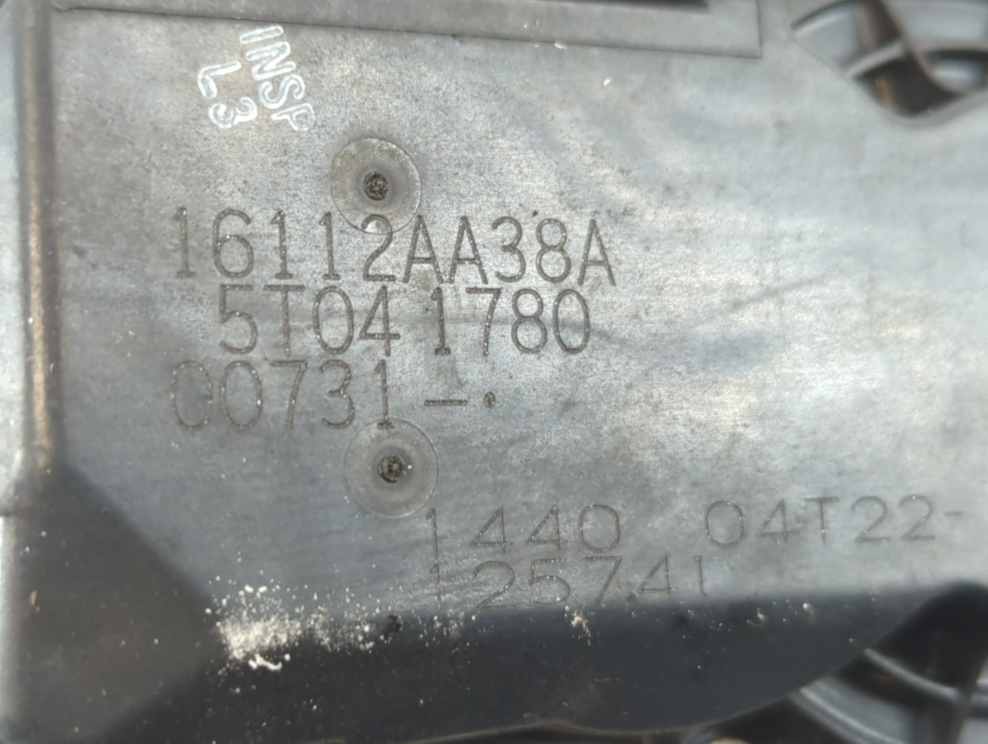 2013-2019 Subaru Legacy Throttle Body P/N:5T04 1780 16112AA38A Fits Fits 2013 2014 2015 2016 2017 2018 2019 OEM Used Auto Pa