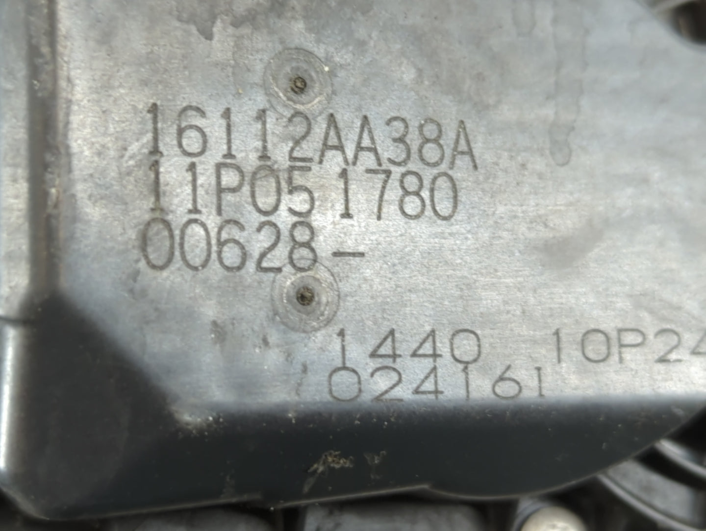2013-2019 Subaru Legacy Throttle Body P/N:3R13 1780 16112AA38A Fits Fits 2013 2014 2015 2016 2017 2018 2019 OEM Used Auto Pa