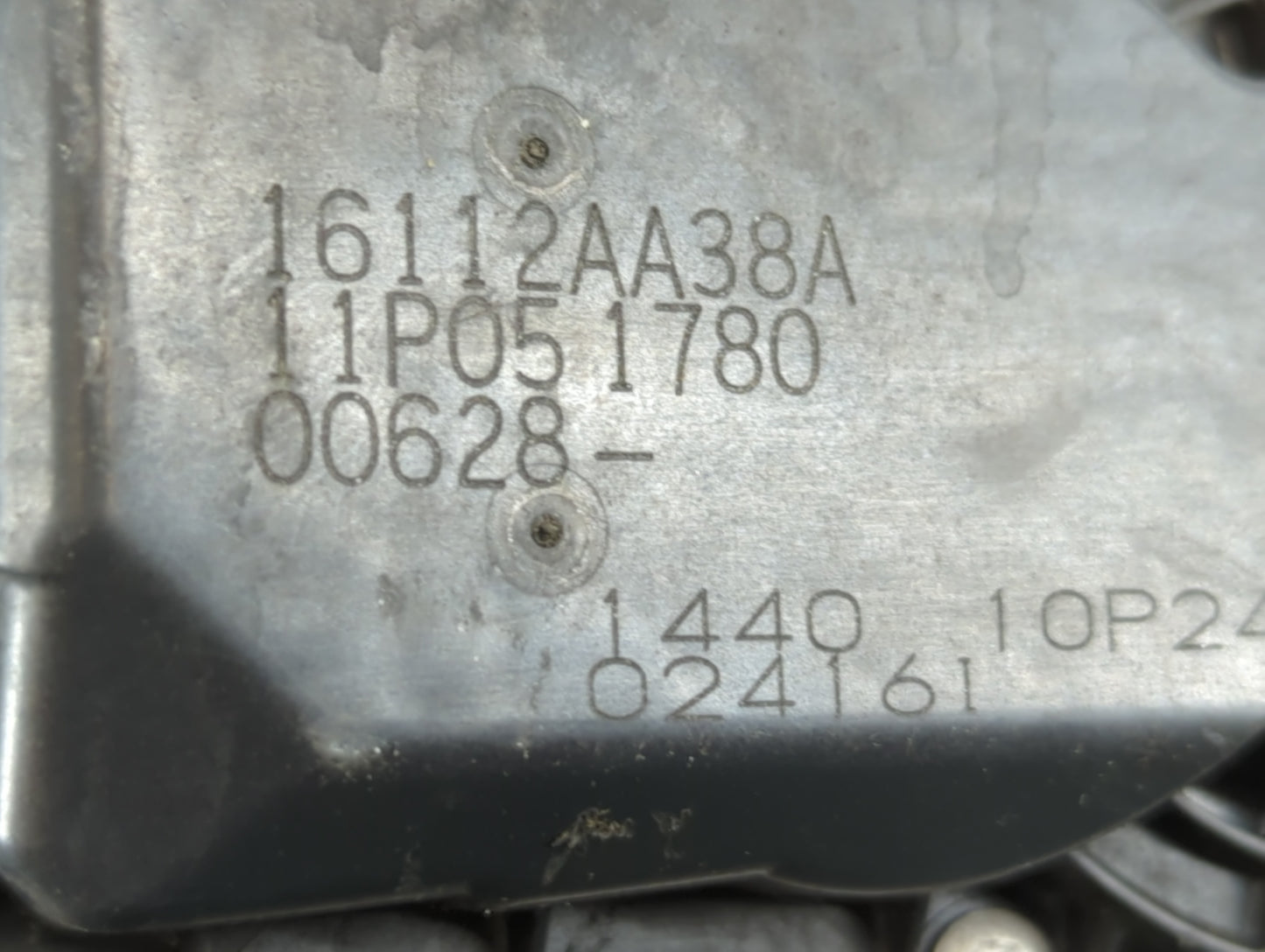 2013-2019 Subaru Legacy Throttle Body P/N:3R13 1780 16112AA38A Fits Fits 2013 2014 2015 2016 2017 2018 2019 OEM Used Auto Pa