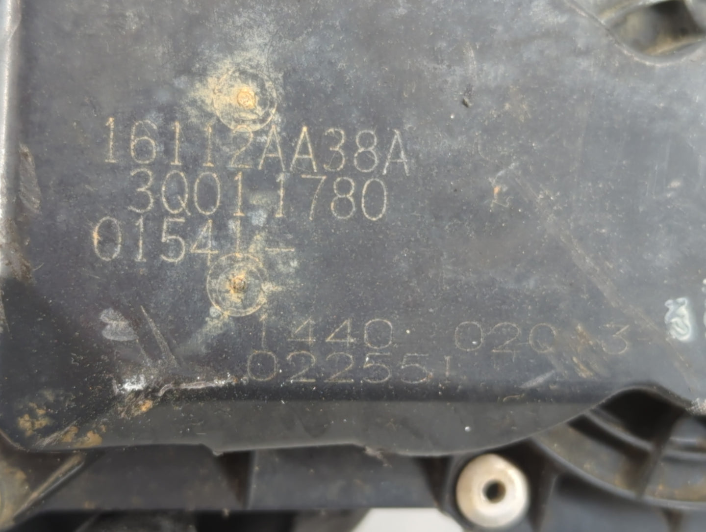 2013-2019 Subaru Legacy Throttle Body P/N:3R13 1780 16112AA38A Fits Fits 2013 2014 2015 2016 2017 2018 2019 OEM Used Auto Pa
