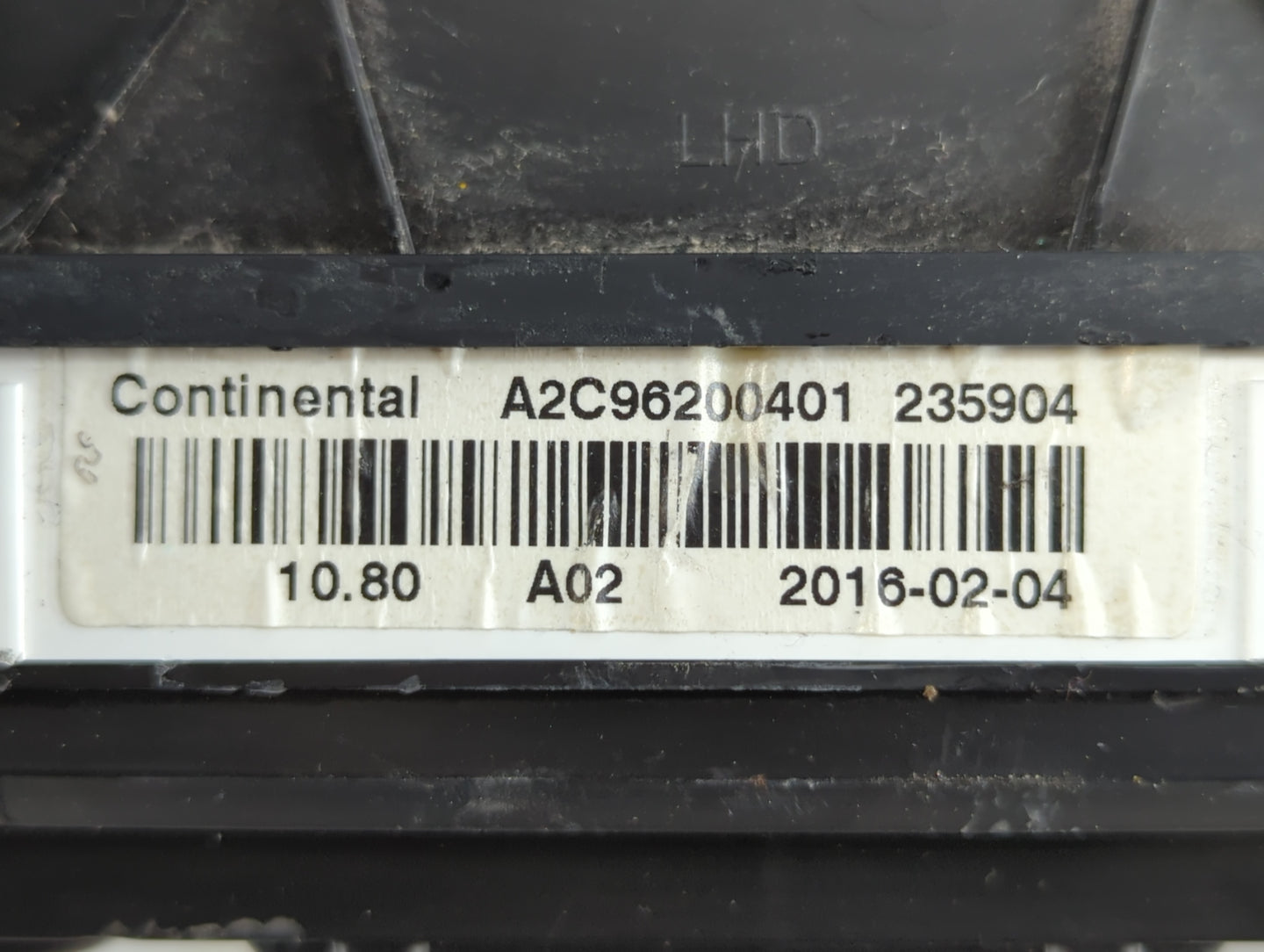 2016 Subaru Legacy Instrument Cluster Speedometer Gauges P/N:A02 235904, A2C96200401 Fits OEM Used Auto Parts - Oemusedautop
