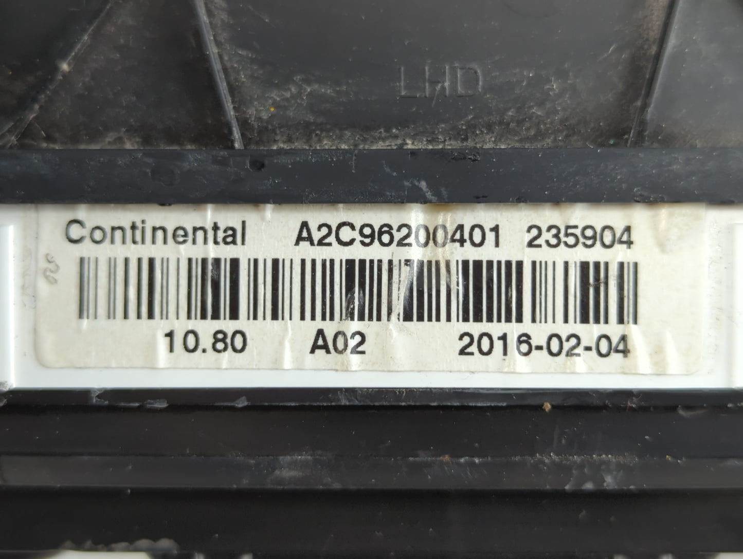 2016 Subaru Legacy Instrument Cluster Speedometer Gauges P/N:A02 235904, A2C96200401 Fits OEM Used Auto Parts - Oemusedautop