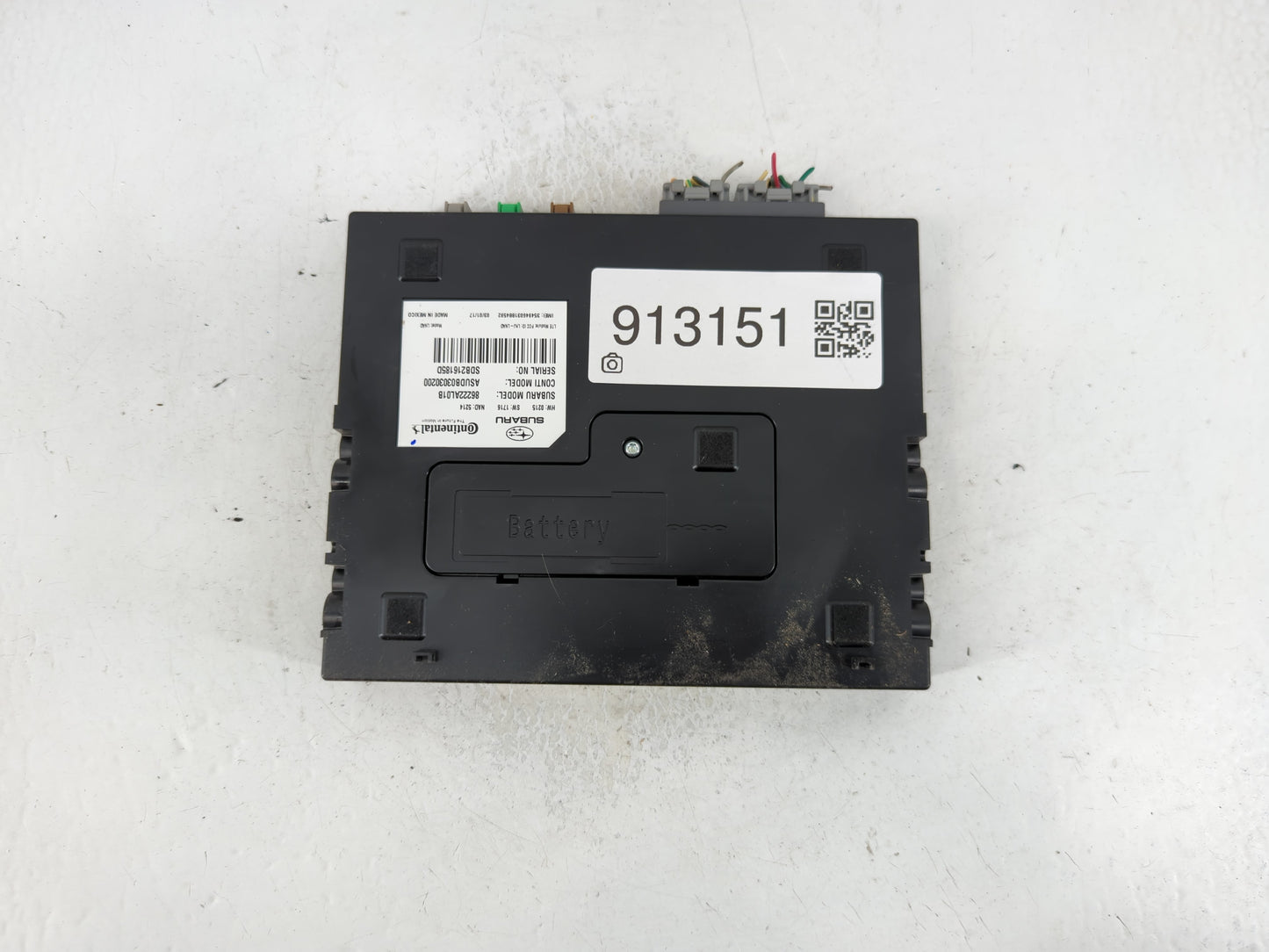 2016-2018 Subaru Legacy Telematics Control Module 86222al01b - Oemusedautoparts1.com