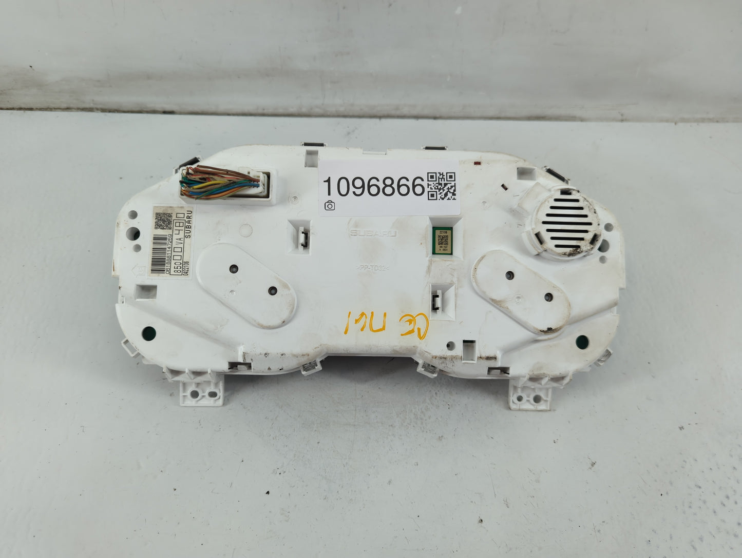 2016 Subaru Wrx Instrument Cluster Speedometer Gauges P/N:8500VA480 Fits OEM Used Auto Parts - Oemusedautoparts1.com