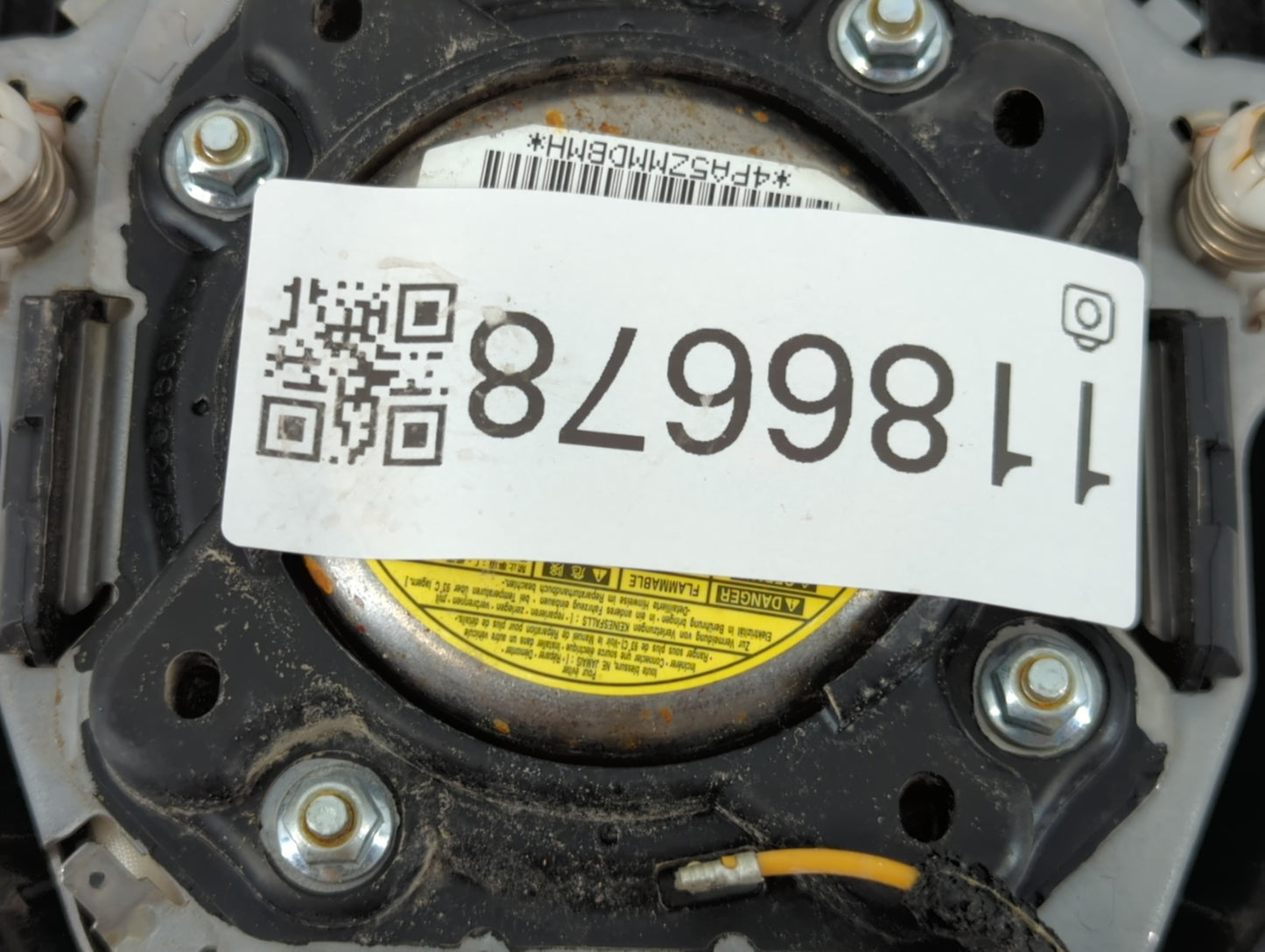 2015-2021 Subaru Wrx Air Bag Driver Left Steering Wheel Mounted P/N:4PA5ZMMDBMH Fits Fits 2015 2016 2017 2018 2019 2020 2021