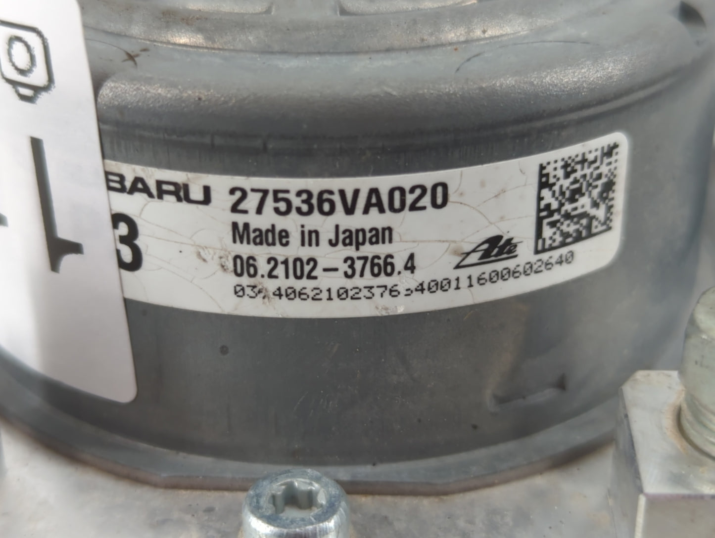 2016 Subaru Wrx ABS Pump Control Module Replacement P/N:27536VA020 Fits OEM Used Auto Parts - Oemusedautoparts1.com