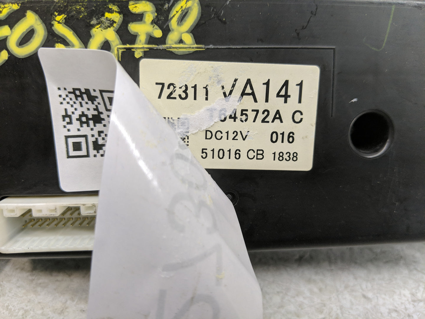 2016 Subaru Wrx Climate Control Module Temperature AC/Heater Replacement P/N:72311VA141 Fits OEM Used Auto Parts - Oemusedau
