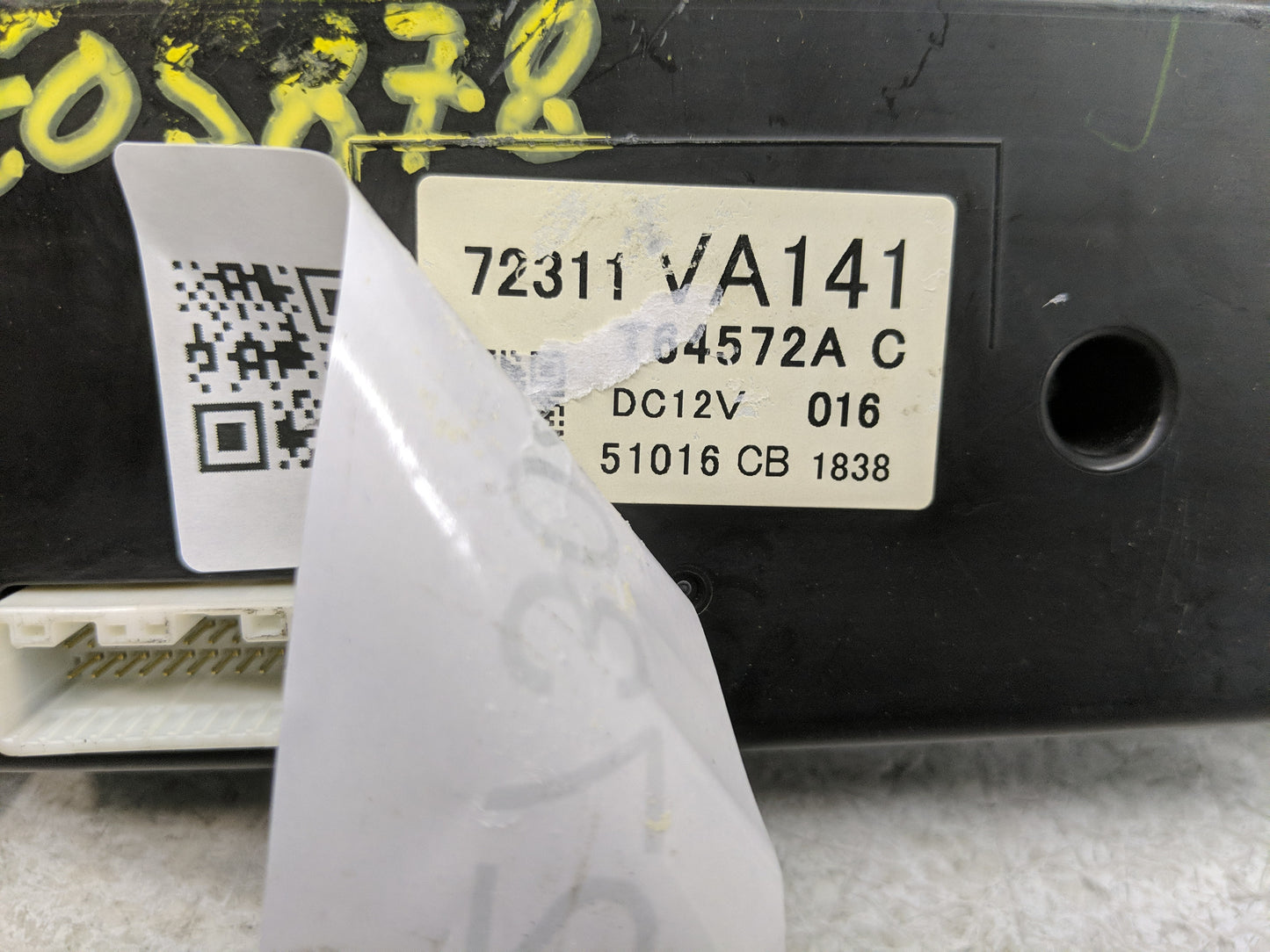 2016 Subaru Wrx Climate Control Module Temperature AC/Heater Replacement P/N:72311VA141 Fits OEM Used Auto Parts - Oemusedau