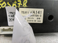 2016 Subaru Wrx Climate Control Module Temperature AC/Heater Replacement P/N:72311VA141 Fits OEM Used Auto Parts - Oemusedau