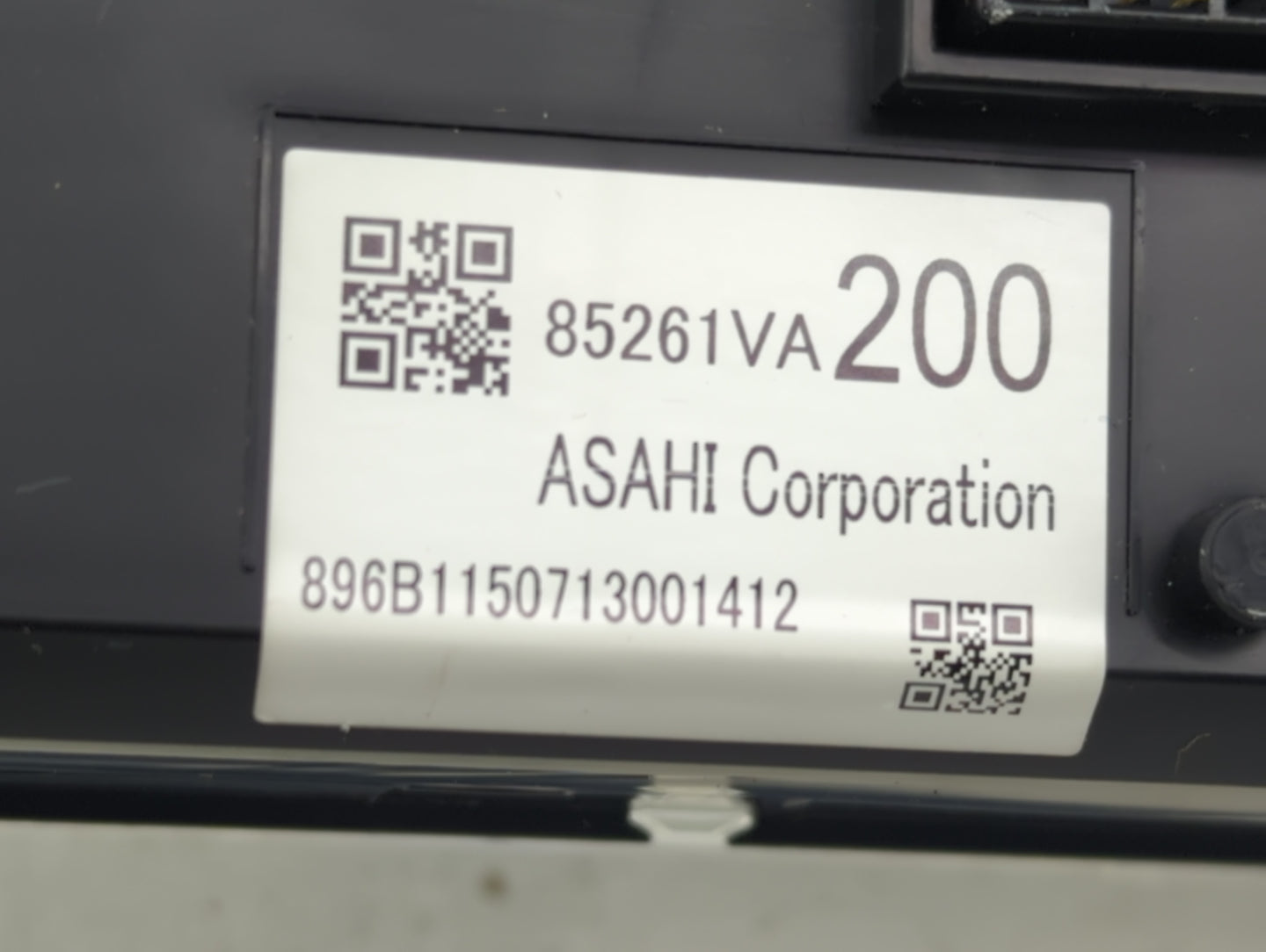 2016-2016 Subaru Wrx Information Display Screen - Oemusedautoparts1.com