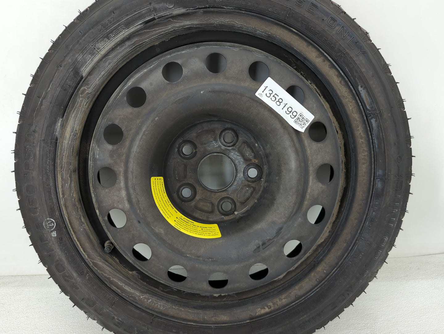 2015-2021 Subaru Wrx Spare Donut Tire Wheel Rim Oem - Oemusedautoparts1.com