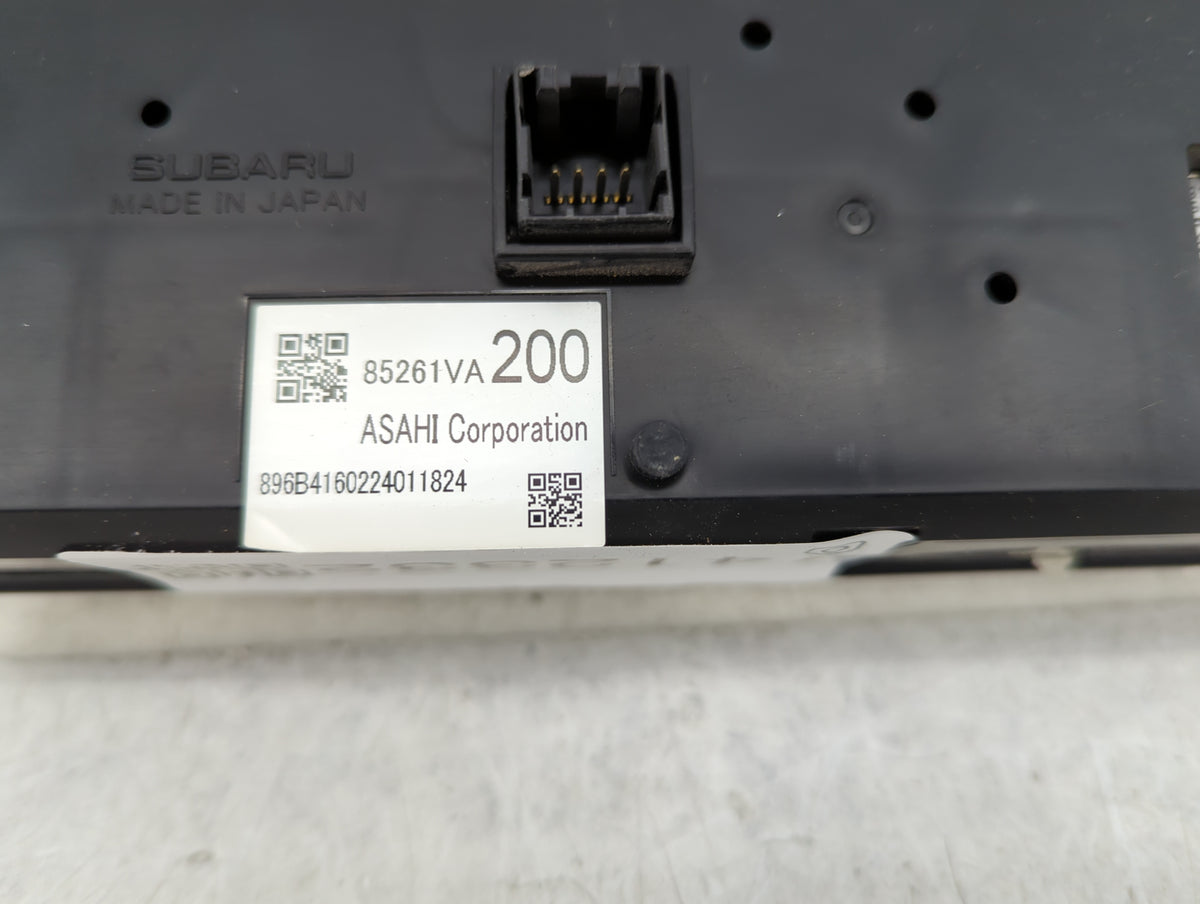 2016-2016 Subaru Wrx Information Radio Display Screen 1412332 - Oemusedautoparts1.com