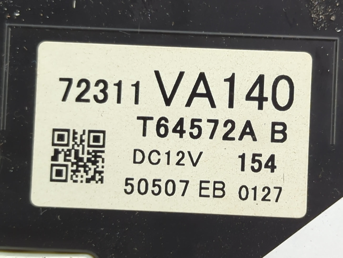 2016 Subaru Wrx Climate Control Module Temperature AC/Heater Replacement P/N:72311VA140 T64572AB Fits OEM Used Auto Parts - 
