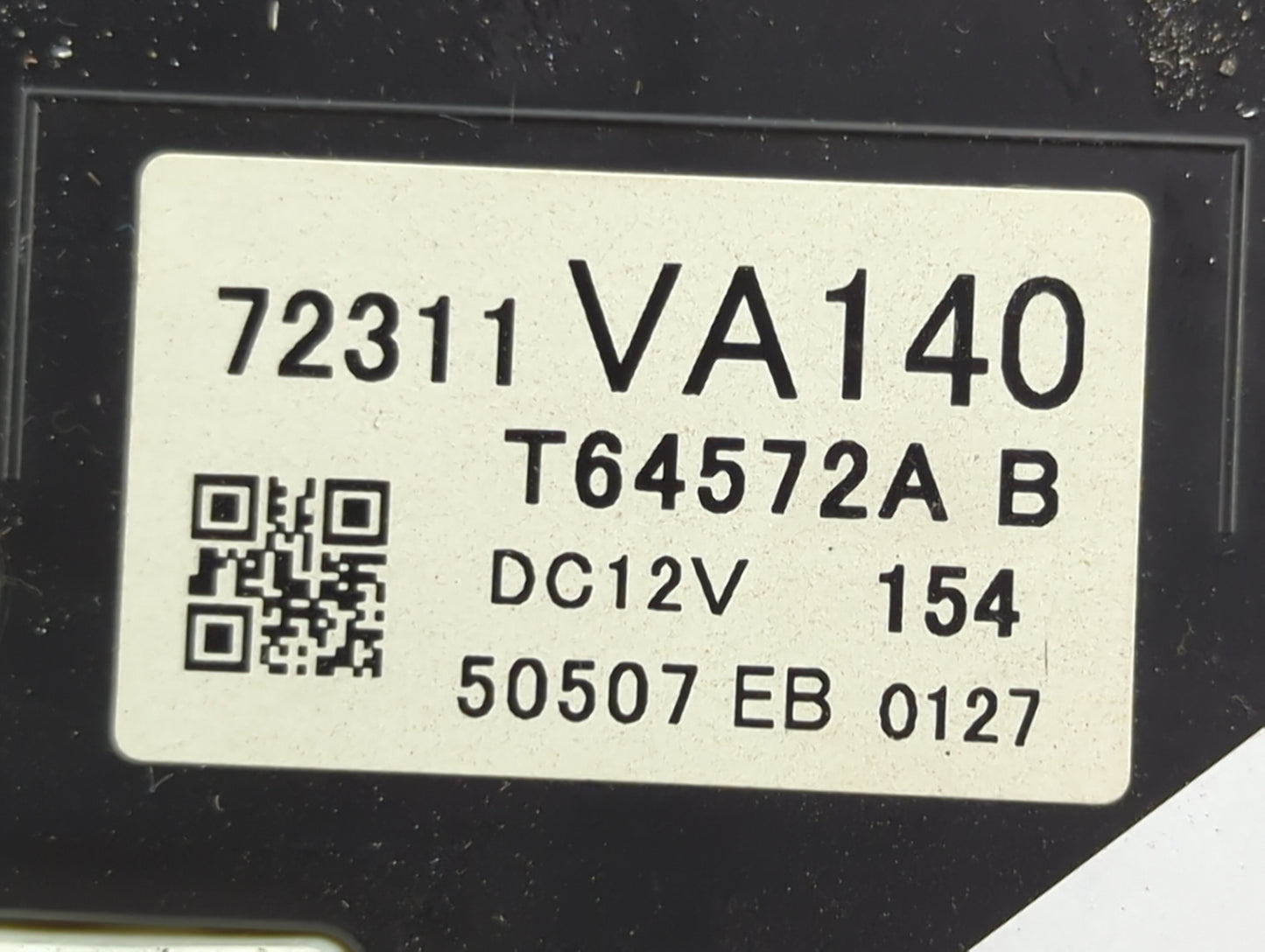 2016 Subaru Wrx Climate Control Module Temperature AC/Heater Replacement P/N:72311VA140 T64572AB Fits OEM Used Auto Parts - 
