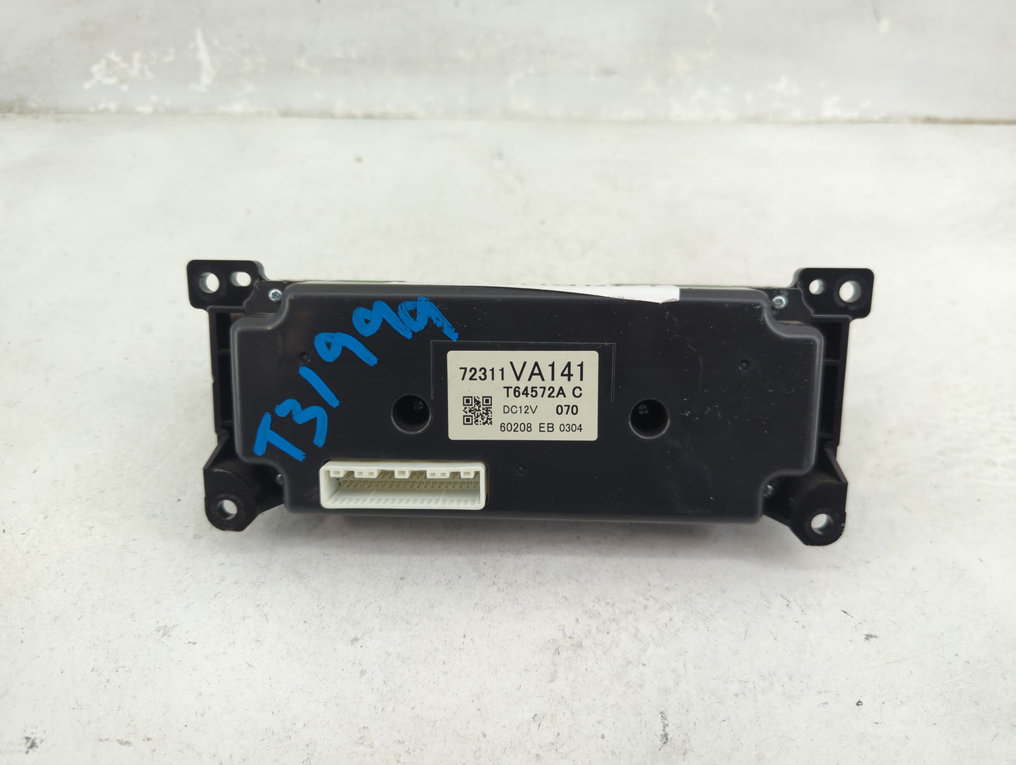 2016 Subaru Wrx Climate Control Module Temperature AC/Heater Replacement P/N:72311VA141 T64572A Fits OEM Used Auto Parts - O