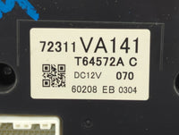 2016 Subaru Wrx Climate Control Module Temperature AC/Heater Replacement P/N:72311VA141 T64572A Fits OEM Used Auto Parts - O