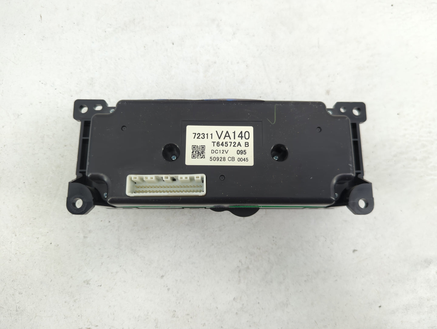 2016 Subaru Wrx Climate Control Module Temperature AC/Heater Replacement P/N:72311VA140 T64572A Fits OEM Used Auto Parts - O